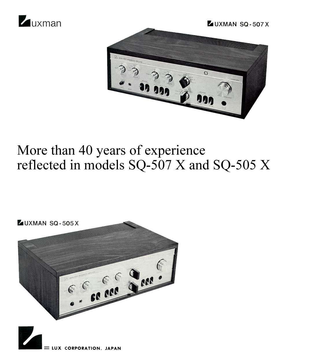 Luxman audio products