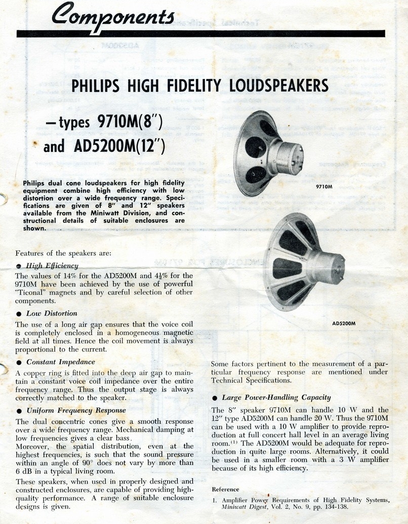 philips 9710 speaker